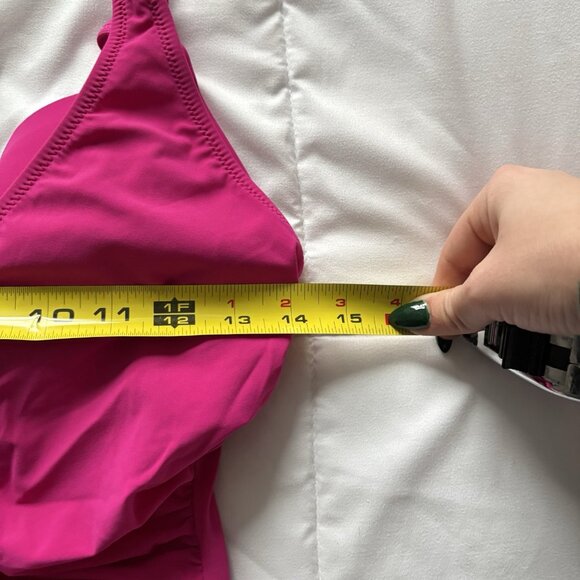 Gottex Swimsuit Set Tankini Top Womens Size 36D Swim Skirt Size 8 Pink Beach - Picture 10 of 13